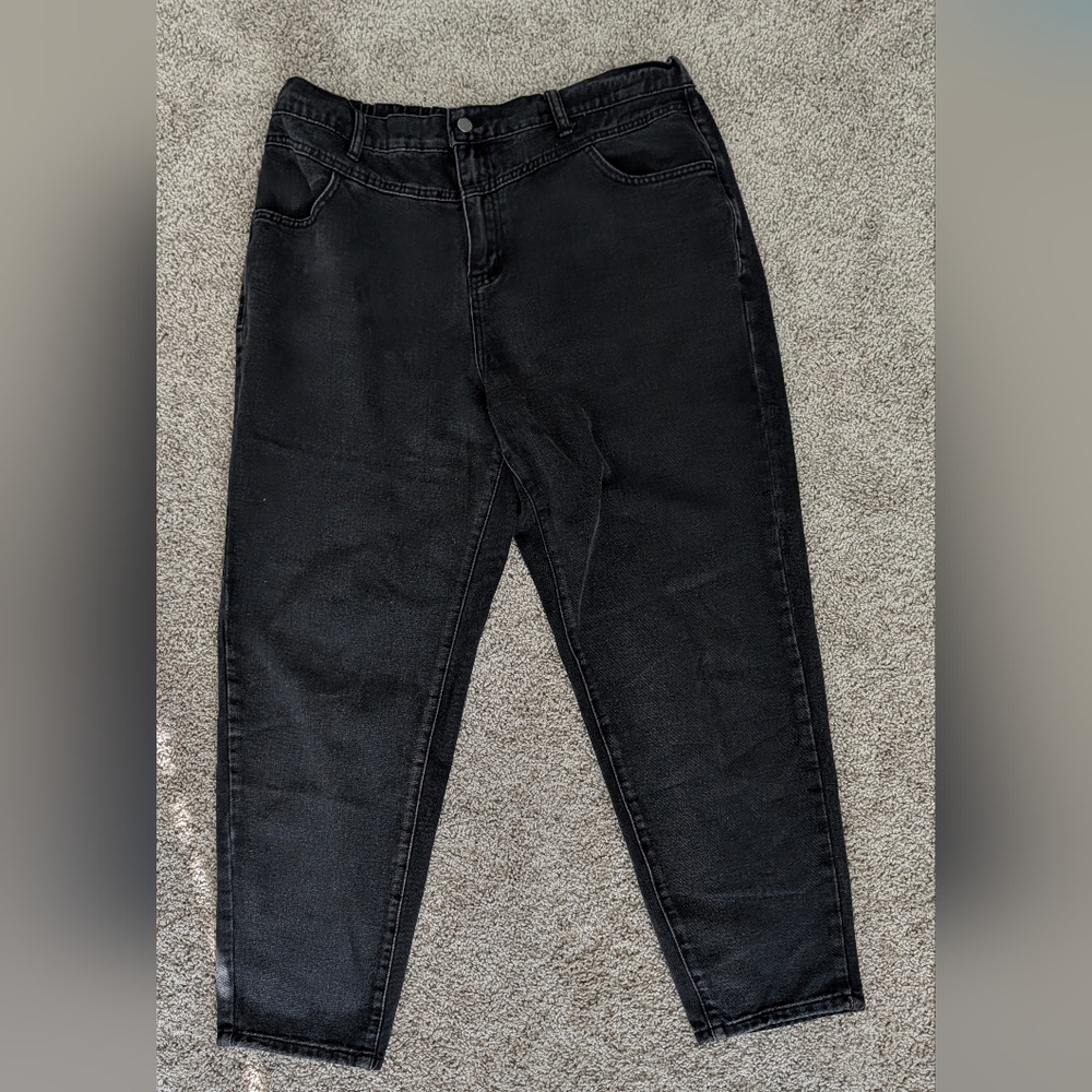 Shein Black Mom Jeans Size 2XL
